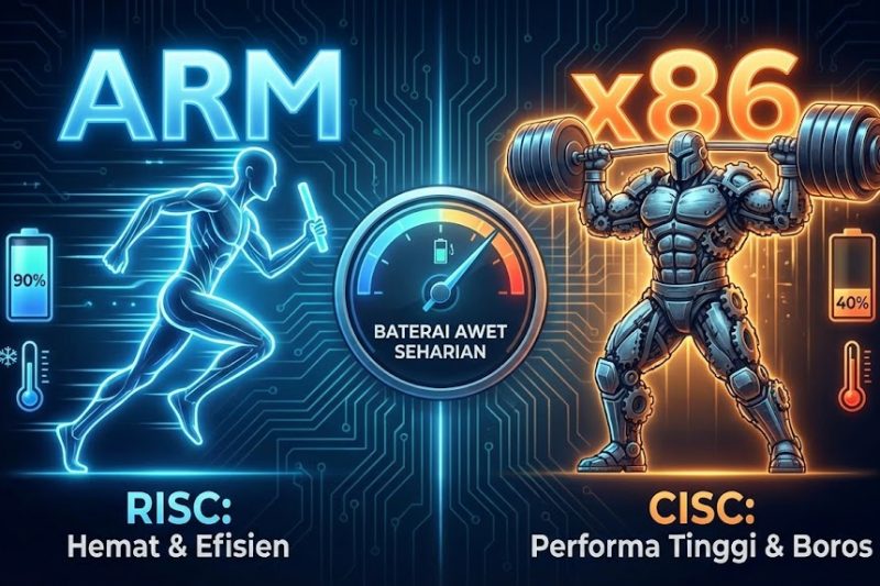 perbedaan arm dan x86
