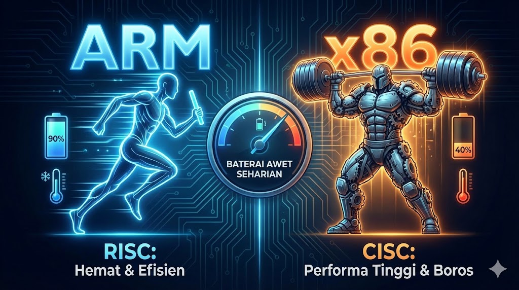 perbedaan arm dan x86